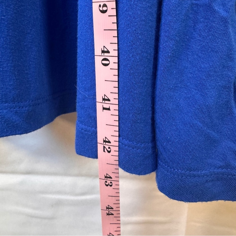 Old Navy Blue Tunic Dress Short Sleeve Relaxed Size XL TALL - Picture 6 of 8